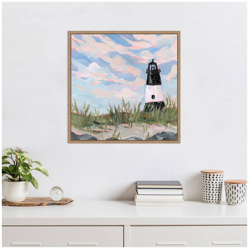 Kate and Laurel Sylvie Georgia Framed Canvas by Emily Kenney
