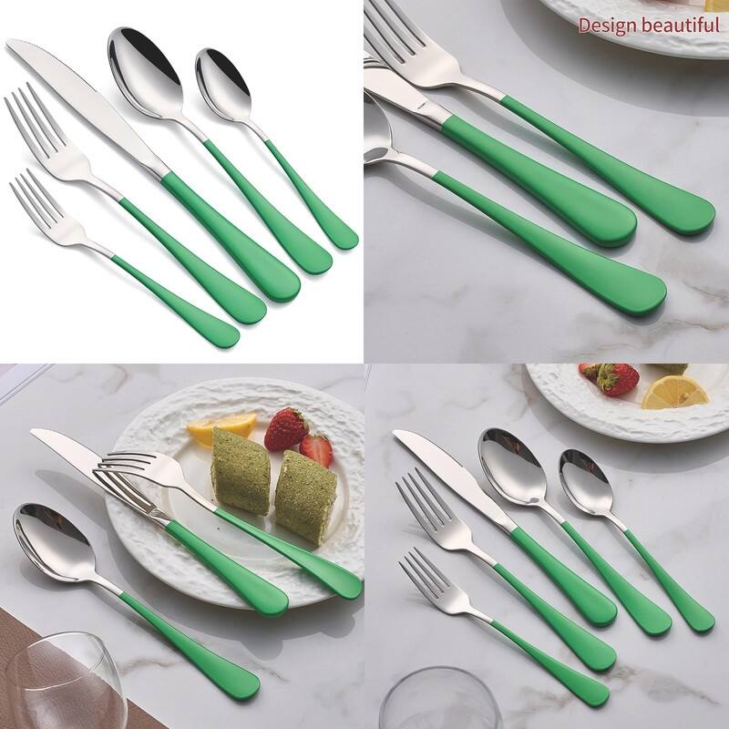 20 Piece 18/0 Stainless Steel Flatware Cutlery Set Service for 4,Mirror Finish