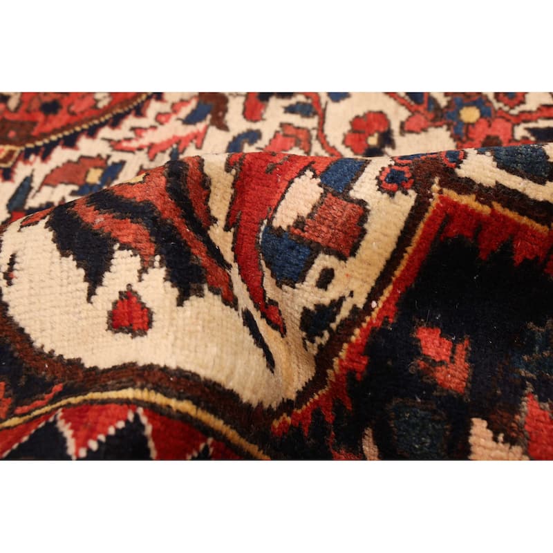 ECARPETGALLERY Hand-knotted Kayseri Vintage Cream Wool Rug - 7'5 x 10'5