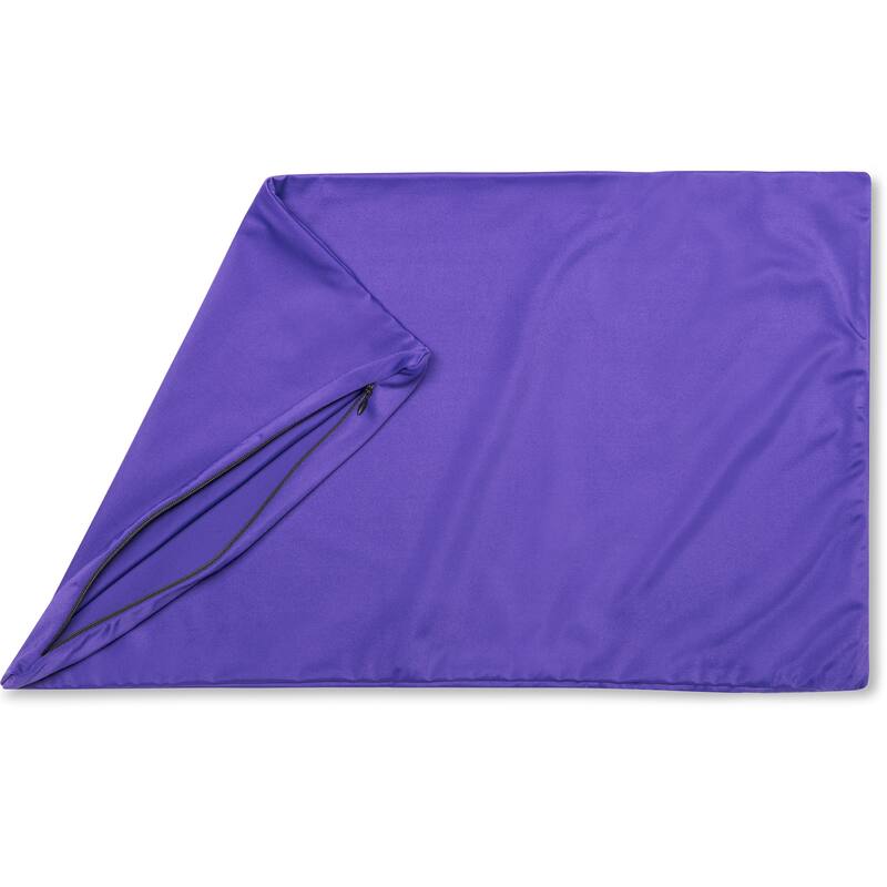 Throw Pillow Cozy Soft Microbead Dark Lavendar: 1 Pc