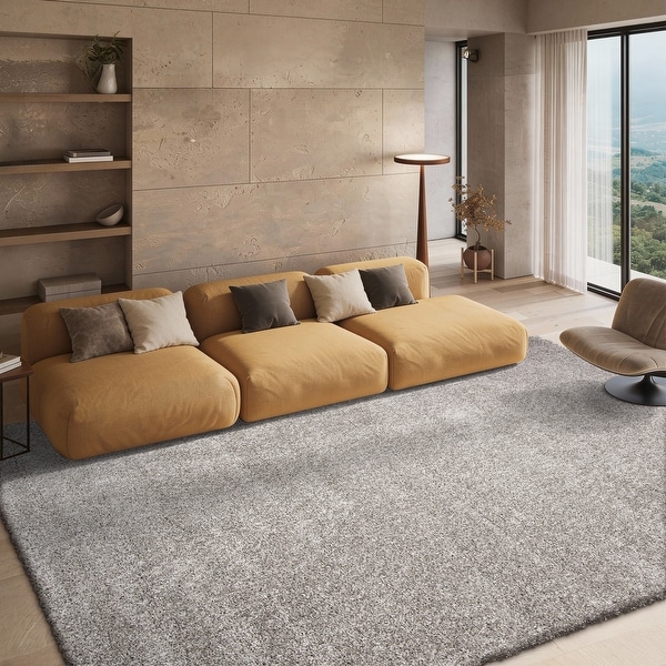 SAFAVIEH California Premium Shag Izat 2-inch Thick Area Rug - Bed
