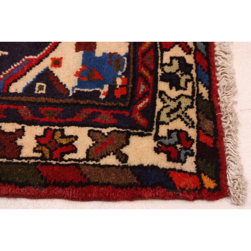 ECARPETGALLERY Hand-knotted Anadol Dark Red Wool Rug - 3'3 x 4'8