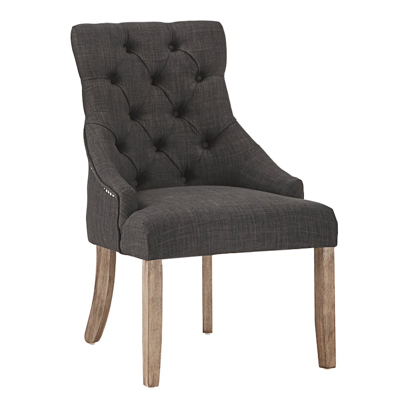 Kimpton Linen Tufted Dining Chair (Set of 2) by iNSPIRE Q Artisan