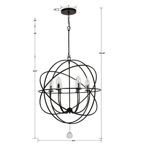 Crystorama Lighting Group Solaris 6 Light 28-1/2" Wide Outdoor