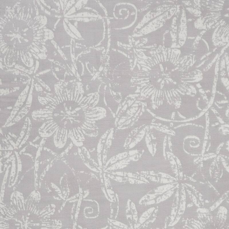 Power Loomed Distressed Floral Traditional Non Skid Stain Resistant Area Rug - 138' X '100' X '0.39
