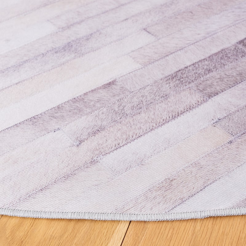 SAFAVIEH Faux Hide Machine Washable Slip Resistant Diderike Modern