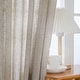 preview thumbnail 27 of 46, Linen Blend Light Filtering Back Tab/Rod Pocket Panel Pair(Set of 2)