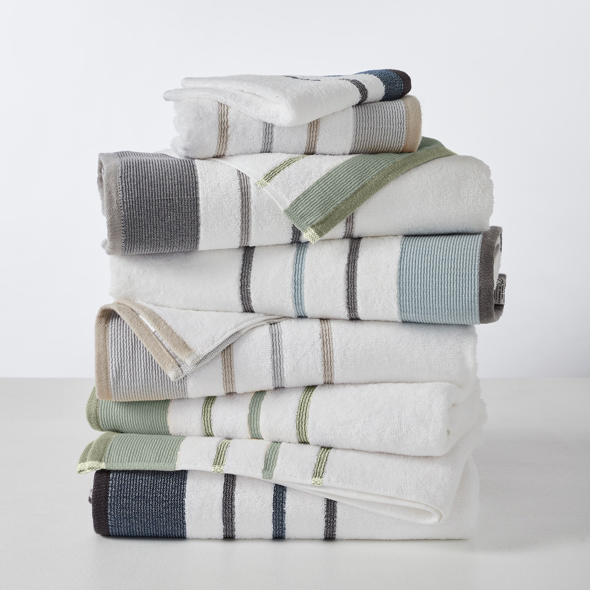 Linery Co. Combed Cotton Absorbent Durable Decorative Towel Set On Sale Bed Bath Beyond 17740360