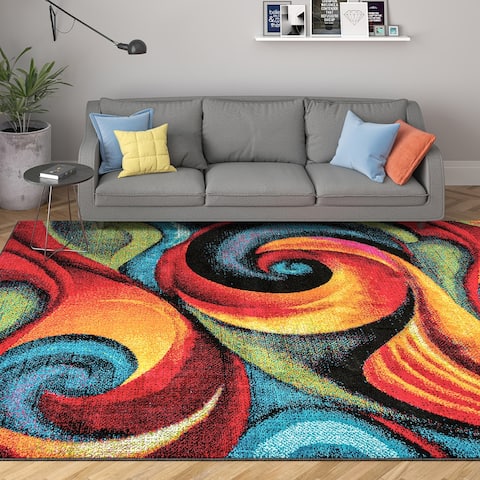 Rhapsody Modern & Contemporary Abstract Indoor Area Rug
