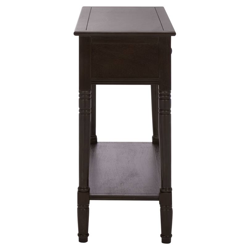 SAFAVIEH Camilla Grey 2-Drawer Console Table - 35.8" x 13.8" x 29.5" - 36"W x 14"D x 30"H