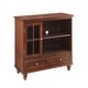 preview thumbnail 3 of 22, Convenience Concepts Tahoe Highboy 40" 2 Drawer TV Stand with Storage Cabinet and Shelves