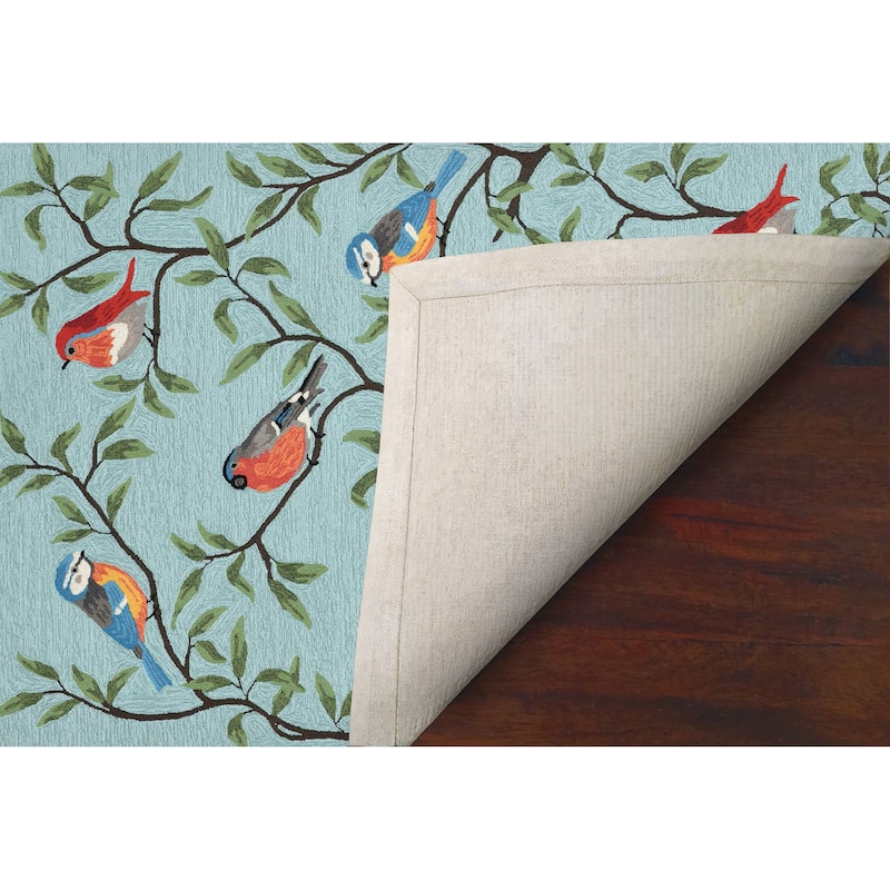 Liora Manne Ravella Birds On Branches Indoor/Outdoor Rug