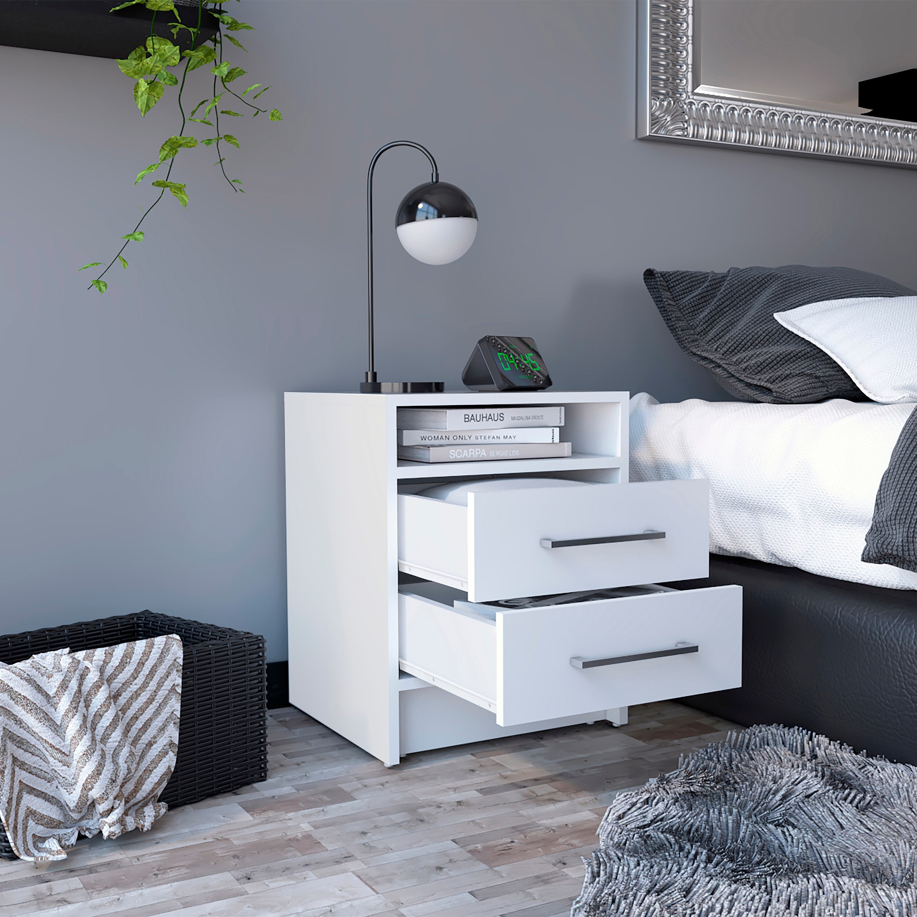 Magdalena side table with storage deals