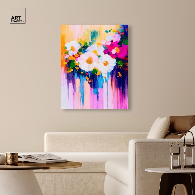 Contrast of Purity I Canvas by Art Remedy, Gallery Wrapped