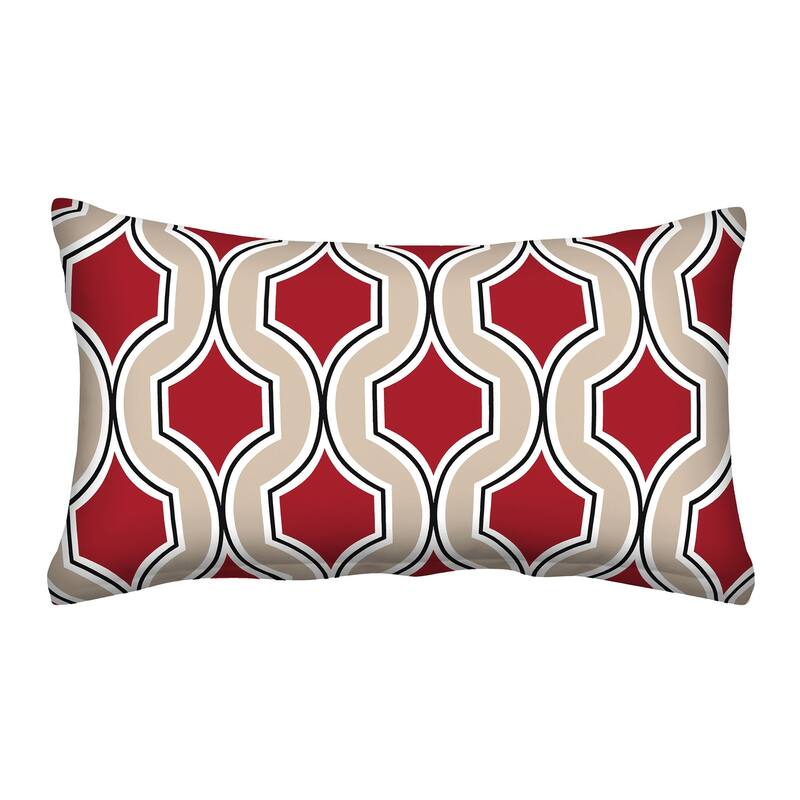 Textured Lumbar Toss Pillow (2-Pack) - 21" wide x 12" tall x 6" thick