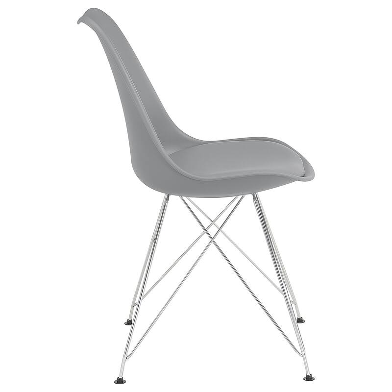 Juniper Grey Polypropylene Dining Side Chair (Set of 2)