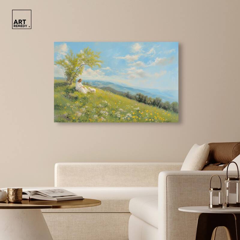 Pastoral Peace I Canvas by Art Remedy, Gallery Wrapped