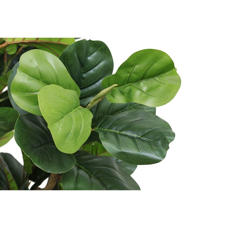 7FT Tall Artificial Banyan Tree Silk Plant - Large Faux Greenery with Natural Look Leaves, Potted Fake Tree, 1pc/set