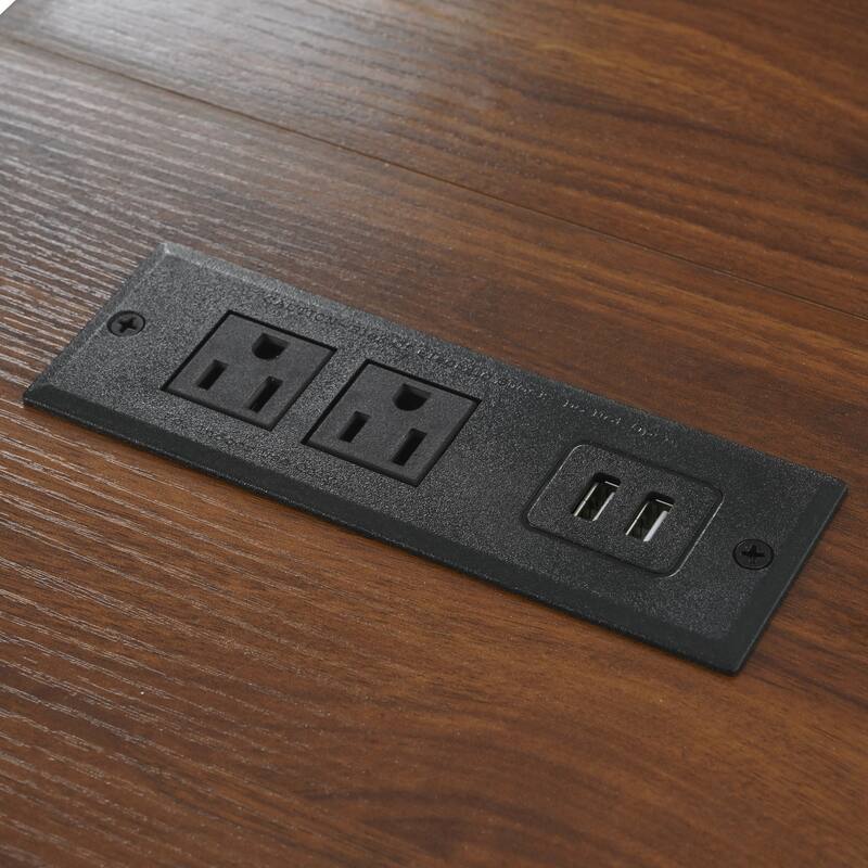 Kitchen Storage Island with Internal Storage Rack, Drop Leaf, Spice Rack, Rolling Kitchen Cart on Wheels