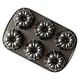 preview thumbnail 1 of 2, Aluminum Classic Bundtlette Rectangular Cake Pan, 6 Cups, Graphite
