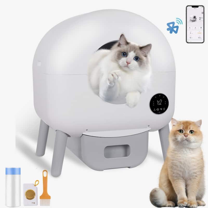 Automatic Cat Litter Box Self Cleaning With App Control