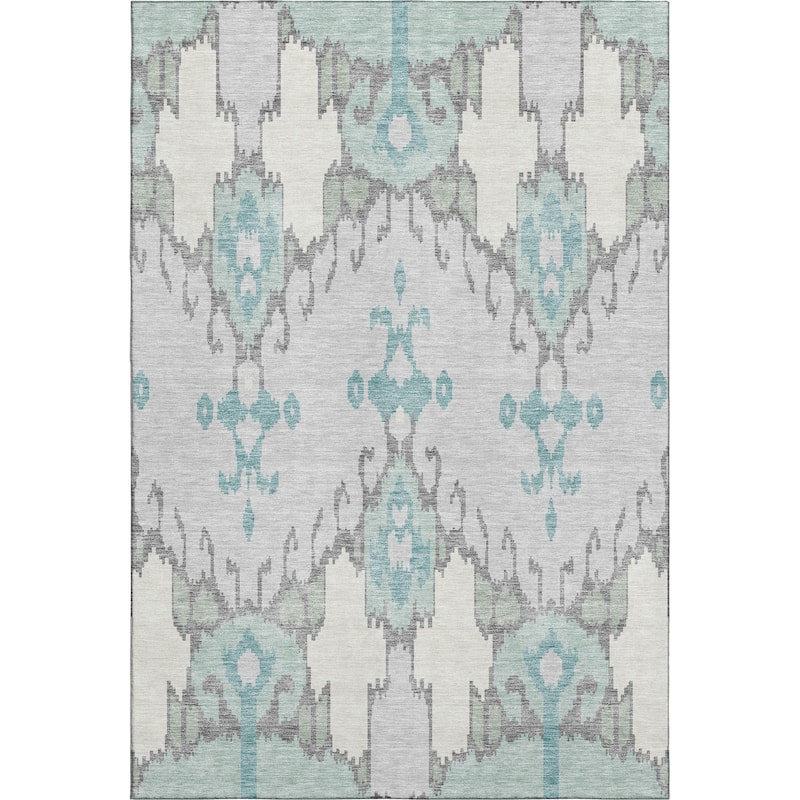 Premium Washable Super Soft Boho Ikat Mayfield Rug