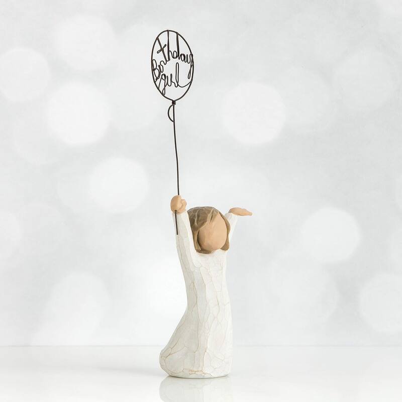 Willow Tree Birthday Girl, Celebrate Your Day, 5.5" Sculpted Hand-Painted Figure