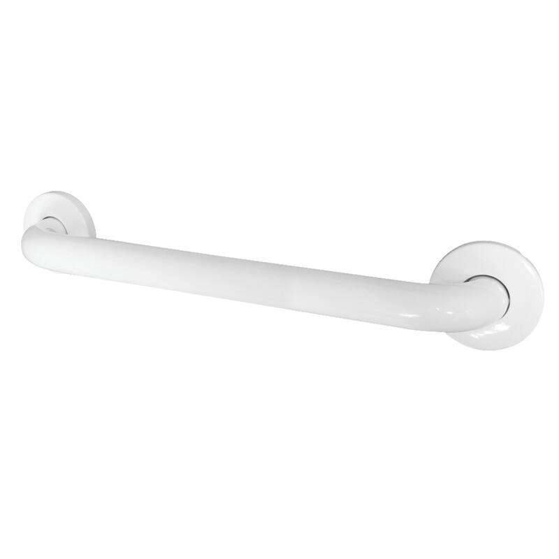 Kingston Brass Made To Match 18-Inch Stainless Steel Grab Bar - White