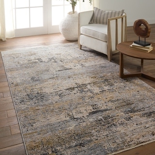 Moselle Abstract Gray/ Cream Area Rug - Bed Bath & Beyond - 36129777