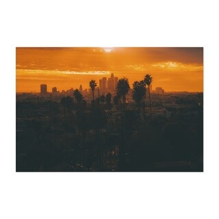 Los Angeles California Inferno Photography Cityscape Art Print/Poster