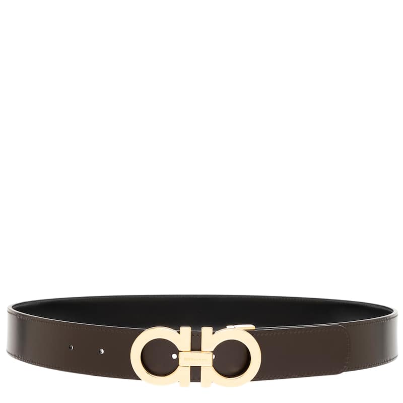 Salvatore Ferragamo Men's Reversible Gancini Belt 1.4" Wide