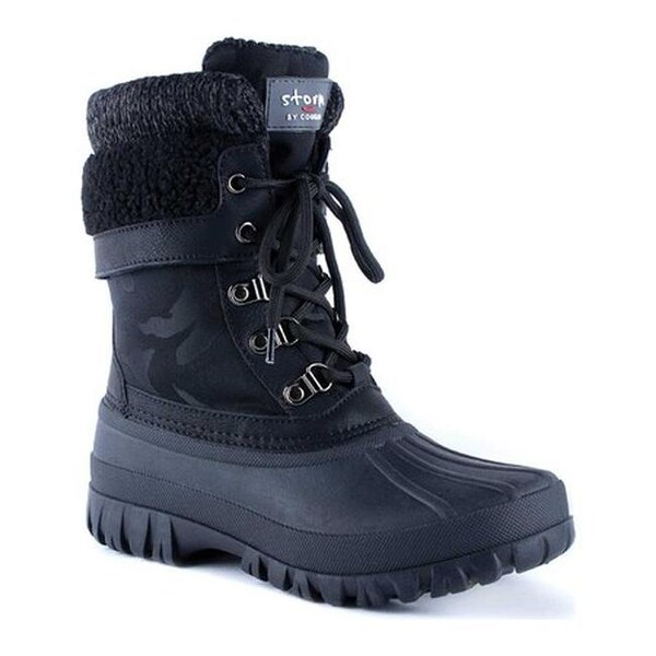 Cougar Womens Creek Winter Boots In Black Camo Women 8 Us Shoes