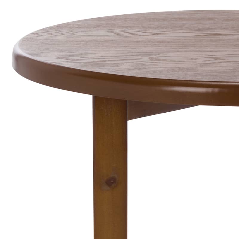 SAFAVIEH Home Rakoma 1 Shelf End Table - 19"W x 19"D x 19"H