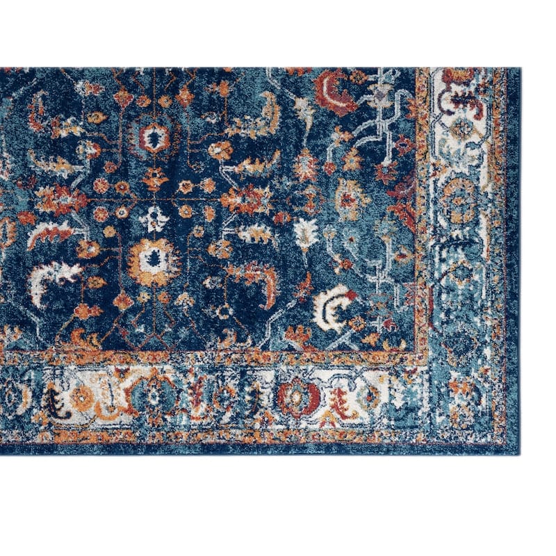 Qefi Power Loomed Stain Resistant Durable Area Rug By HomeRoots - 123' X '30' X '0.38