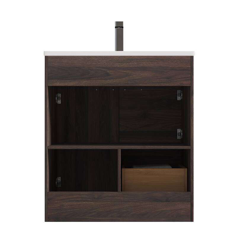 Blossom Hanover 30 Inch Bathroom Vanity with Topmount Ceramic Sink