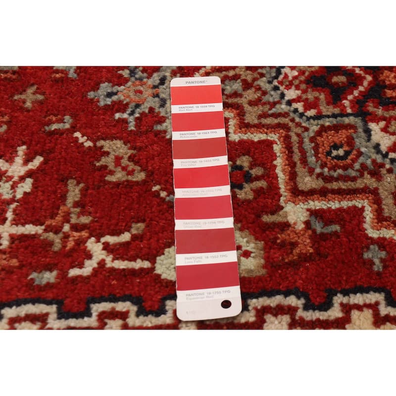 ECARPETGALLERY Hand-knotted Serapi Heritage Red Wool Rug - 2'5 x 19'5