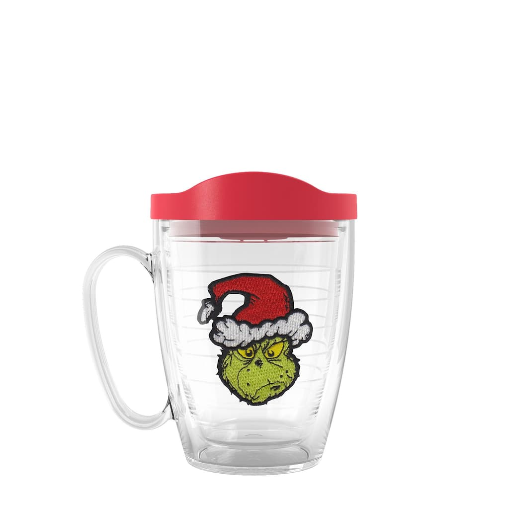 Tervis Dr. Seuss Grinch Who Stole Christmas Holiday Grinchy Claus Made in USA Double Walled Insulated Travel Tumbler, Classic