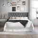 preview thumbnail 4 of 25, CraftPorch Luxurious Velvet Wingback Tufted Upholstered Bed