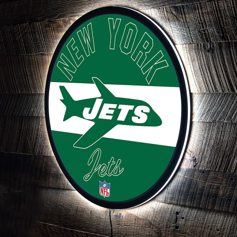 New York Jets LED Lighted Sign - Green
