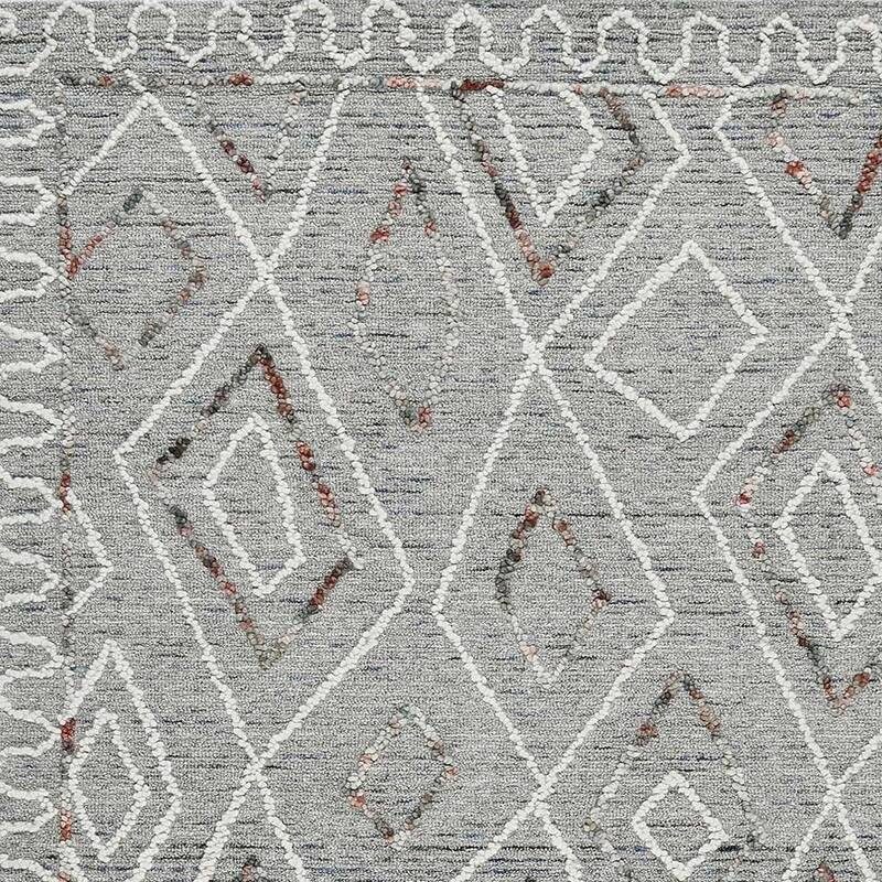 HomeRoots Geometric Lodge Rectangle Area Rug