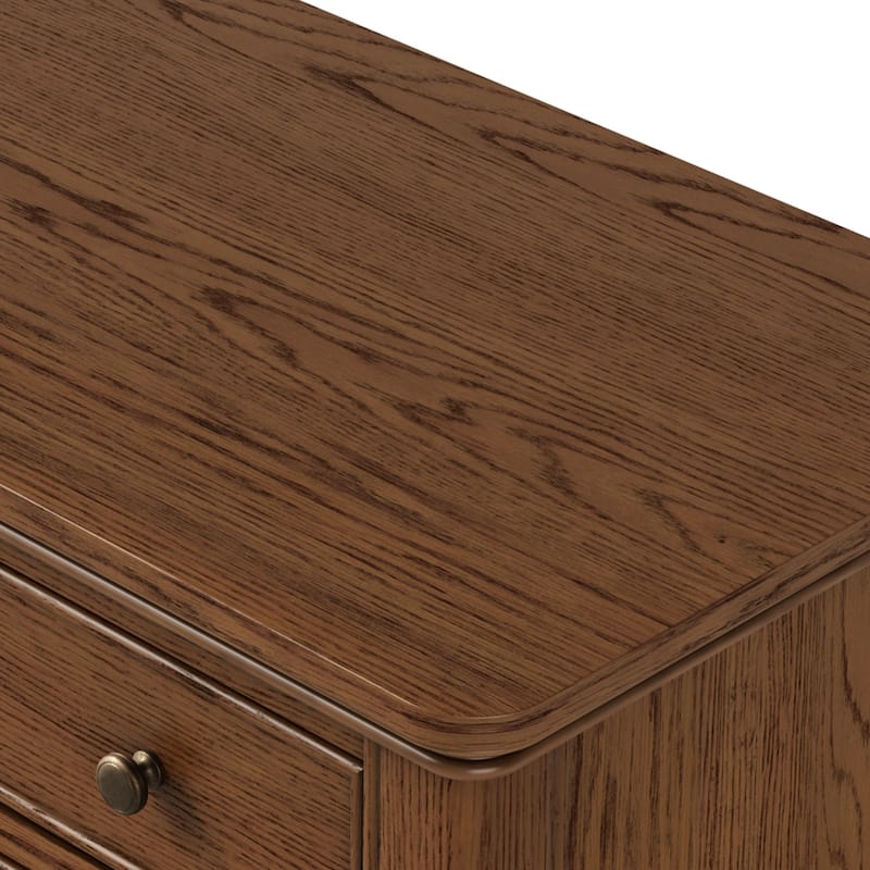 Mid-century Modern Nightstand with Drawers