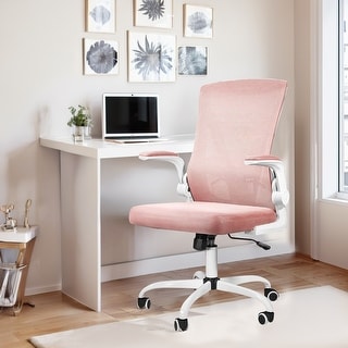 Ergonomic Office Chair, Mid-Back Computer Chair with Adjustable Height ...