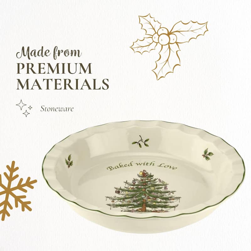 Spode Christmas Tree Baked With Love Pie Dish