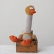 preview thumbnail 3 of 9, Plush Fabric Duck - 10.0"L x 6.5"W x 25.0"H