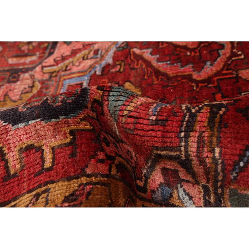 ECARPETGALLERY Hand-knotted Sarabi Dark Red Wool Rug - 9'6 x 12'2