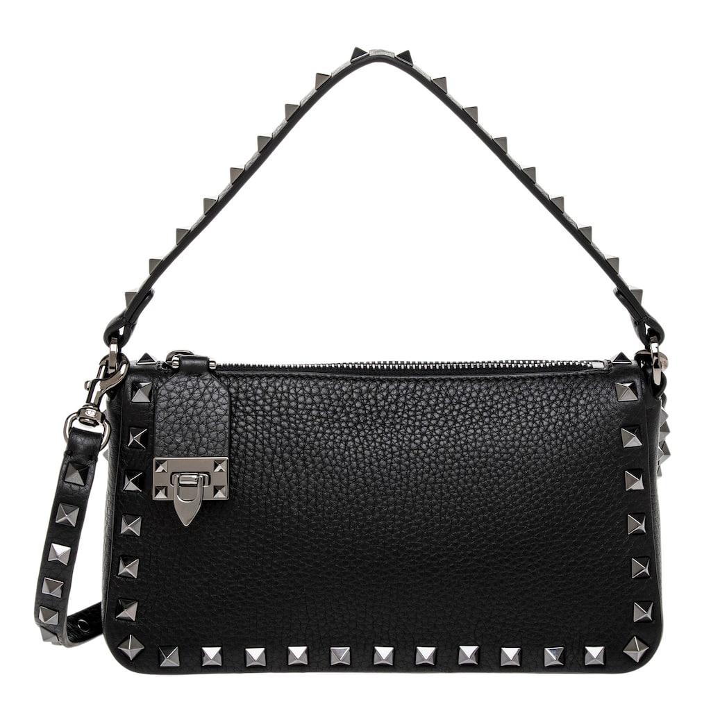 Valentino Rockstud Grainy Crossbody Bag