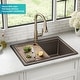 preview thumbnail 104 of 146, KRAUS Bellucci Workstation Topmount Drop-in Granite Kitchen Sink