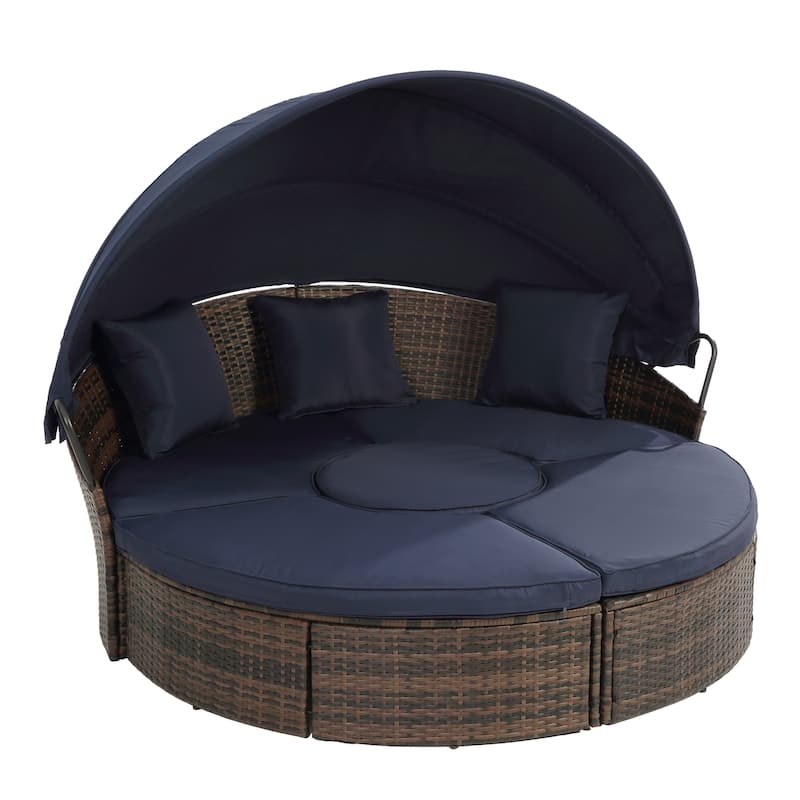 Outdoor Patio Canopy Bed Round Daybed