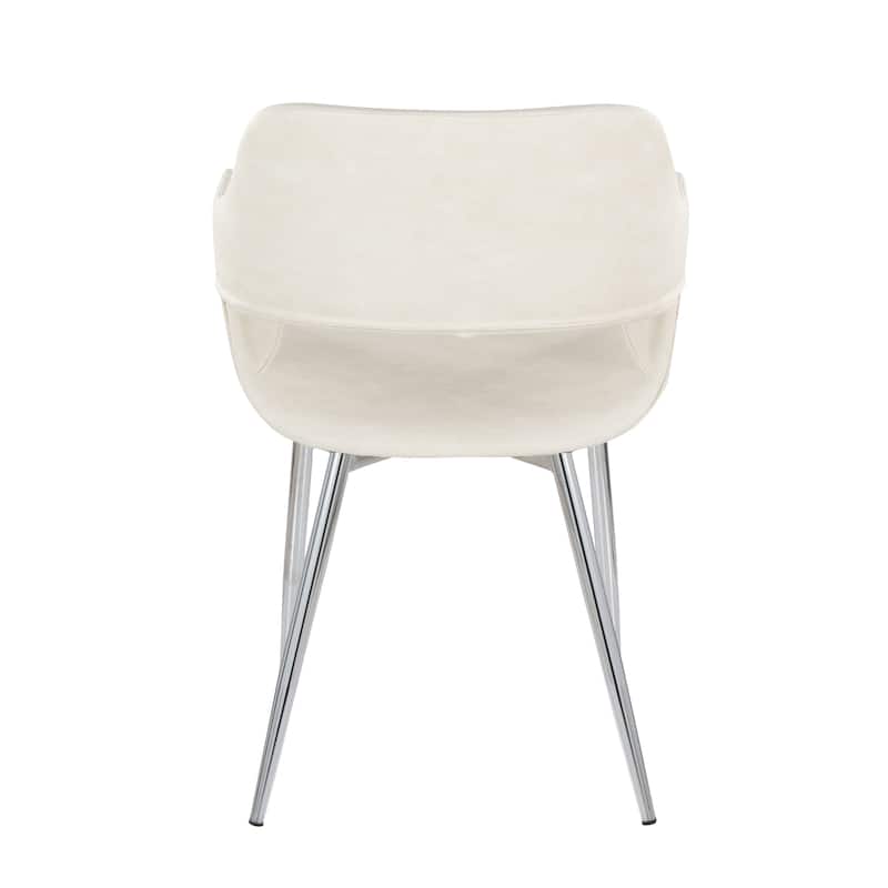 Porch & Den Vallen Dining Chair with Metal Legs (Set of 2)