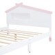 preview thumbnail 15 of 53, Platform Bed with House-shaped Headboard and Motion Activated Night